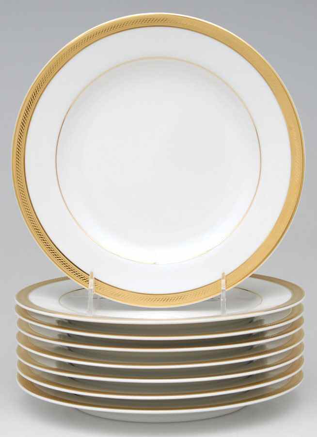 Elegance Gold (Set of 8) Salad Plates by Royal Porcelain-1