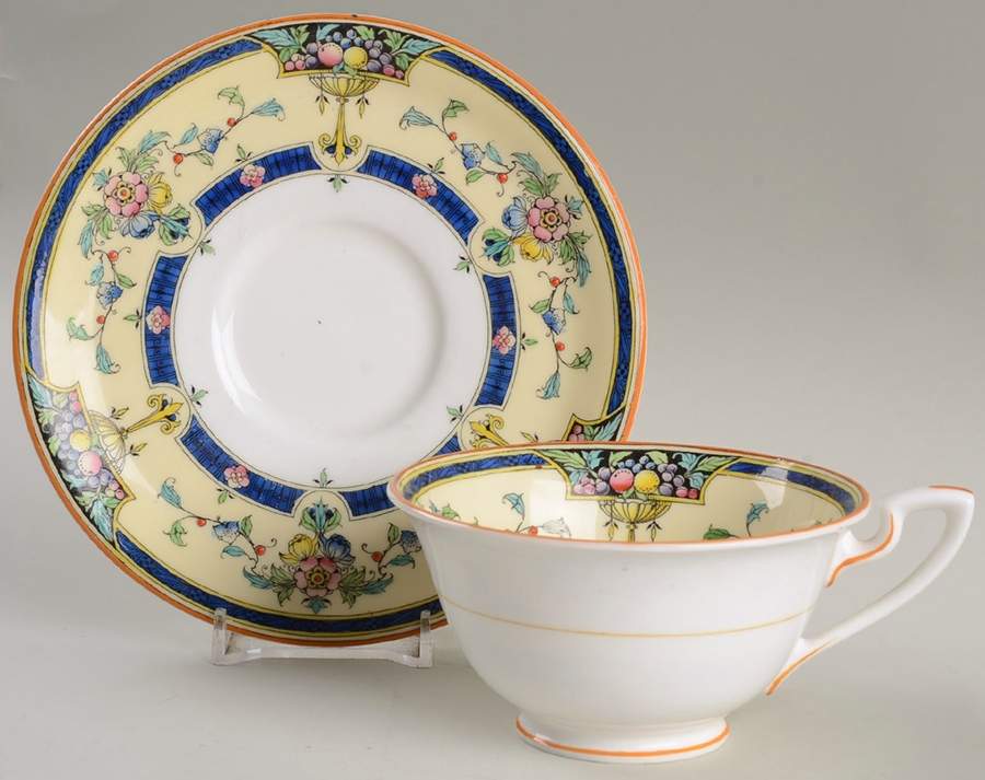 Orlando Footed Cup & Saucer Set by Royal Worcester-1