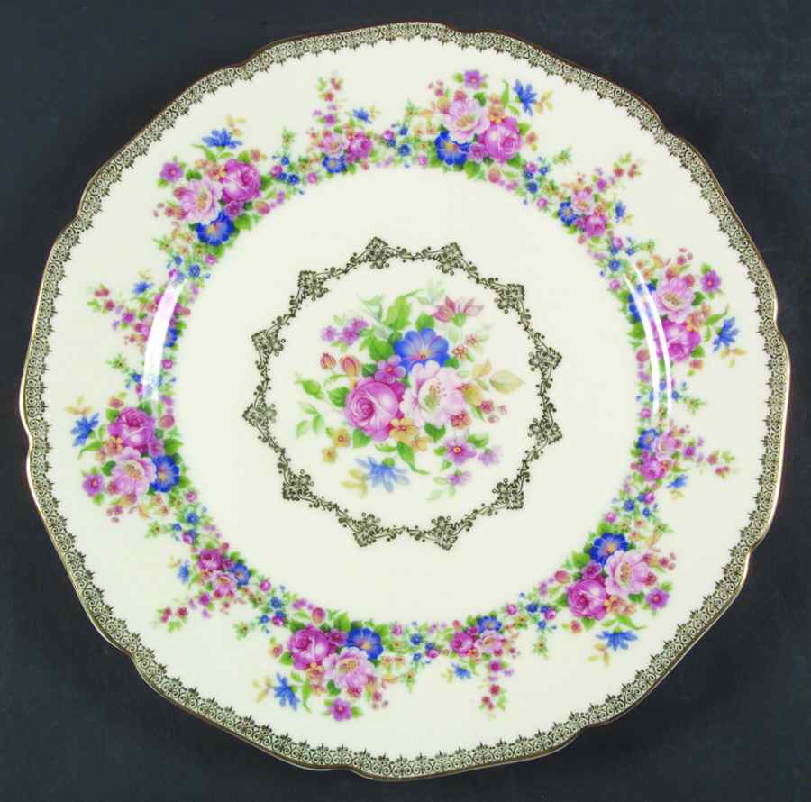 1079 Dinner Plate by Royal Ivory (Czech, Germany)-1