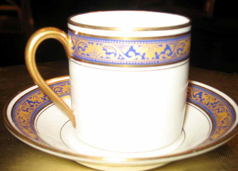 RYD68 Flat Demitasse Cup & Saucer Set by Raynaud-1