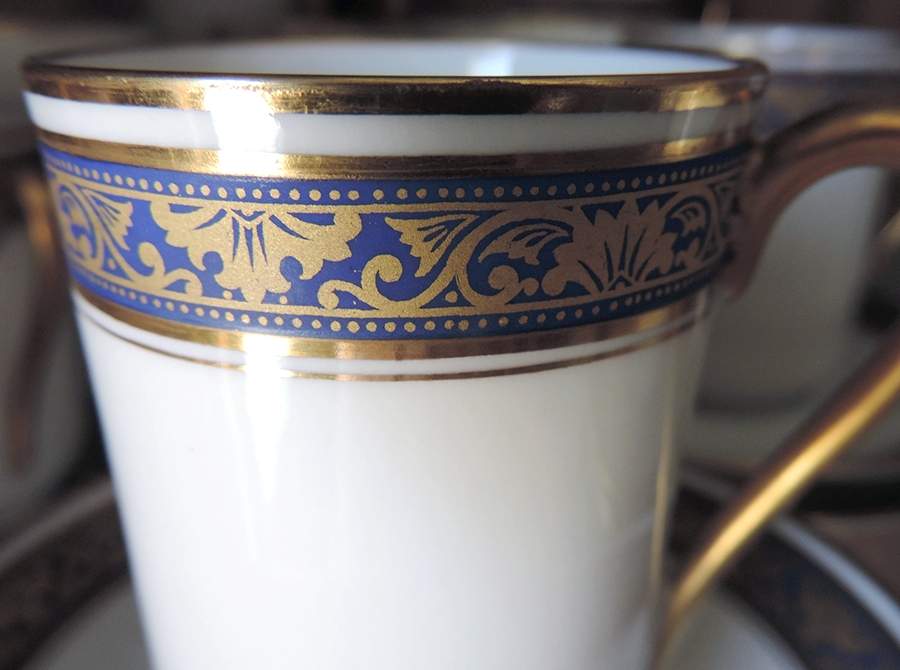 RYD68 Flat Demitasse Cup & Saucer Set by Raynaud-1