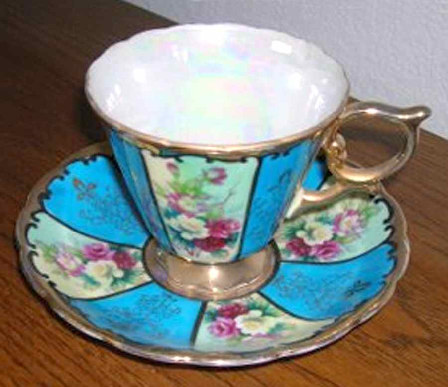 RSY31 Footed Cup & Saucer Set by Royal Sealy-1