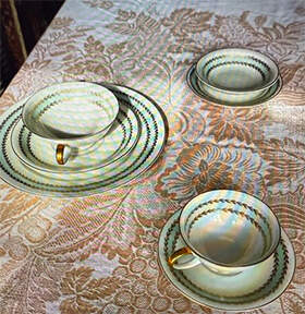 R1833 Footed Cup & Saucer Set by Rosenthal - Continental-1