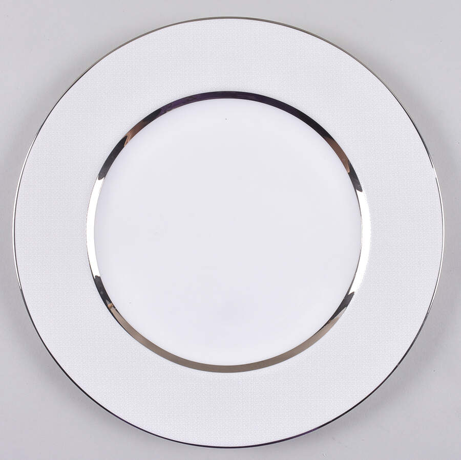 Platinum Silk Dinner Plate by Royal Doulton-1