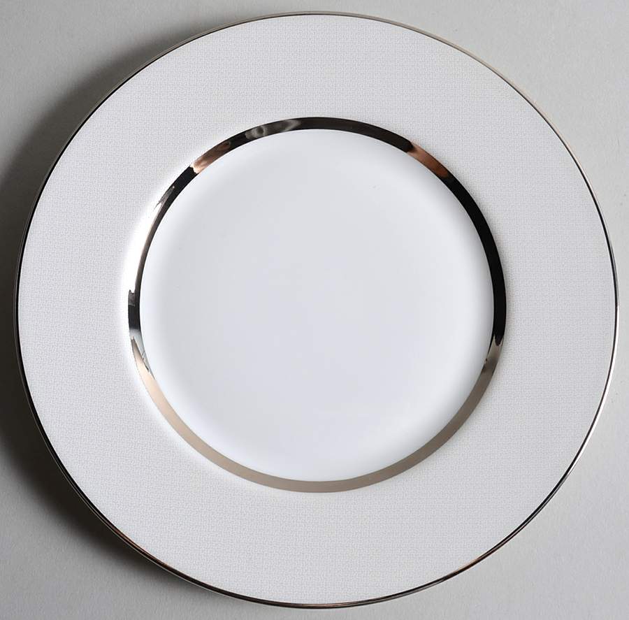 Platinum Silk Accent Luncheon Plate by Royal Doulton-1