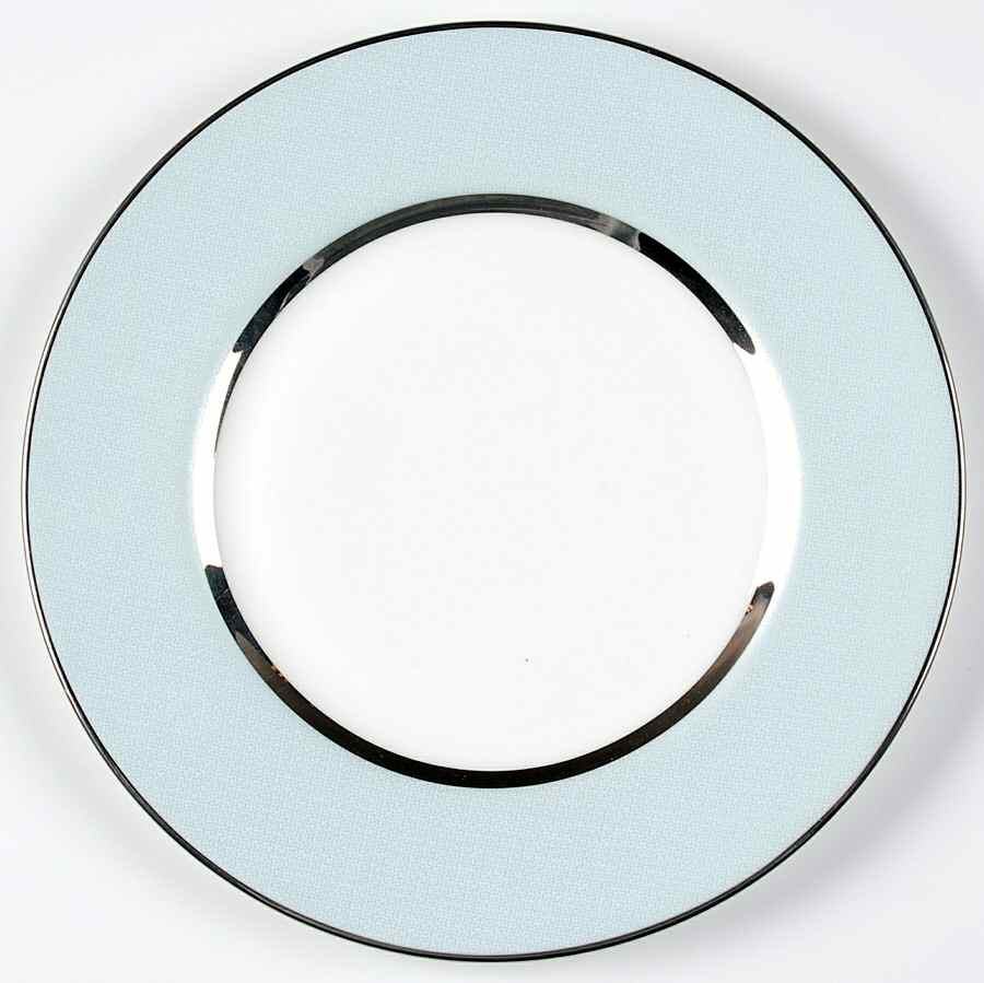 Platinum Silk Accent Luncheon Plate by Royal Doulton-1