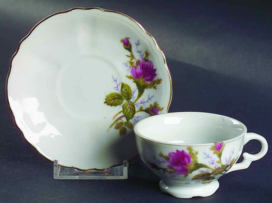 RBT6 Footed Demitasse Cup & Saucer Set by Roberts-1