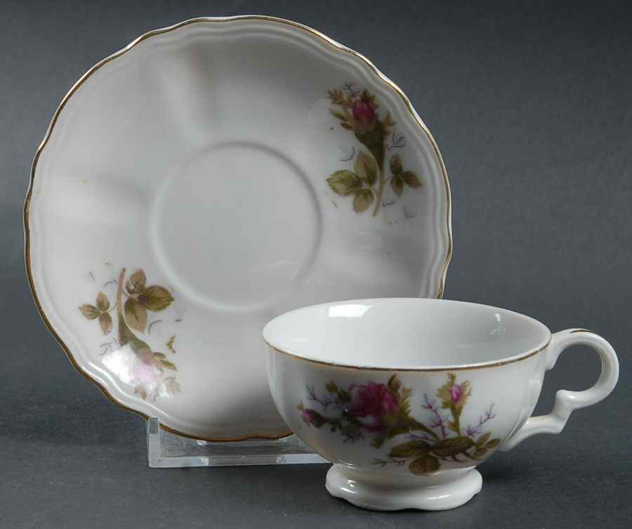 RBT6 Footed Demitasse Cup & Saucer Set by Roberts-1