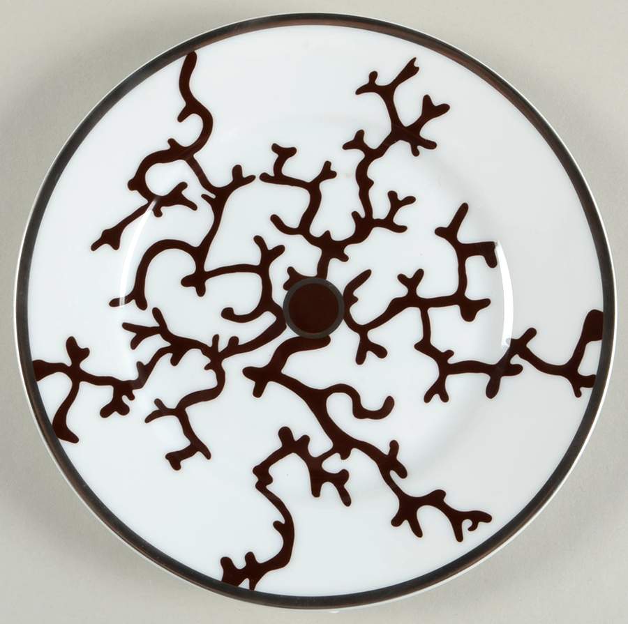 Cristobal Chocolate Salad Plate by Raynaud-1