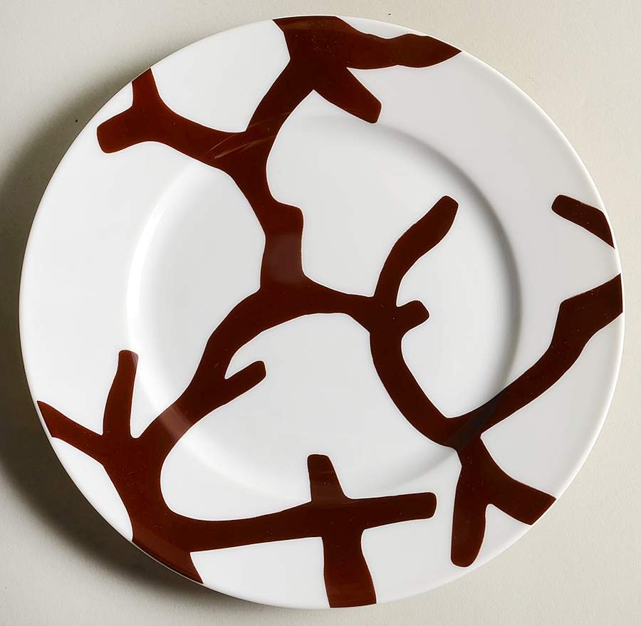 Cristobal Chocolate Dessert Luncheon Plate by Raynaud-1