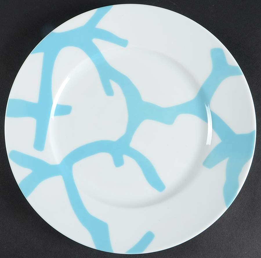 Cristobal Turquoise Salad Plate by Raynaud-1
