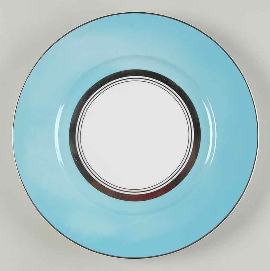 Cristobal Turquoise Dinner Plate by Raynaud-1