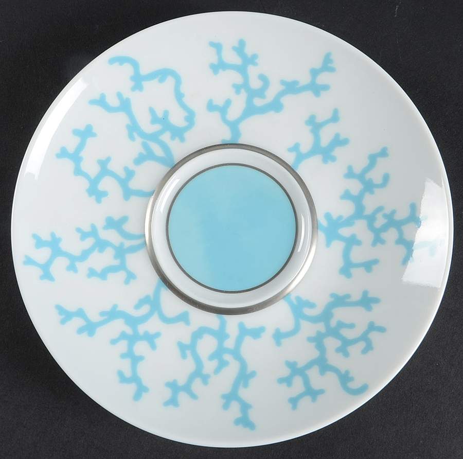 Cristobal Turquoise Saucer by Raynaud-1