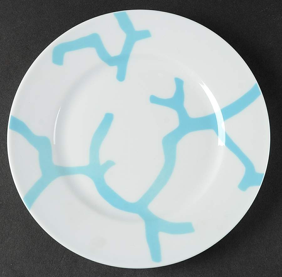 Cristobal Turquoise Dessert Luncheon Plate by Raynaud-1