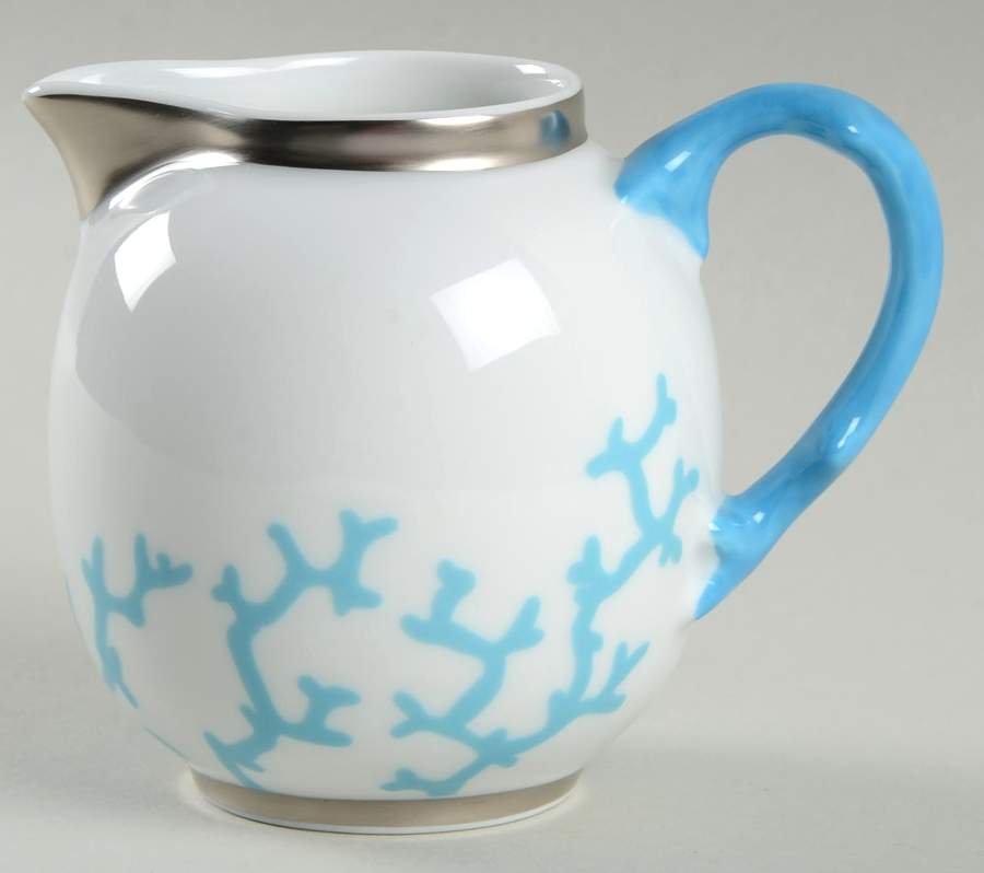 Cristobal Turquoise Creamer by Raynaud-1