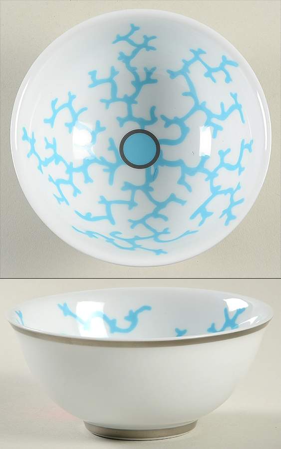 Cristobal Turquoise Asian Bowl by Raynaud-1