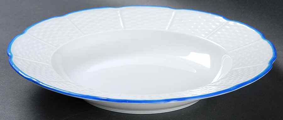 Villandry Blue Rim Soup Bowl by Raynaud-1