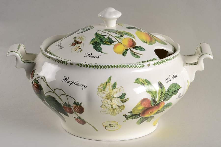 Botanical Fruit Tureen &  Lid by Royal Traditions-1