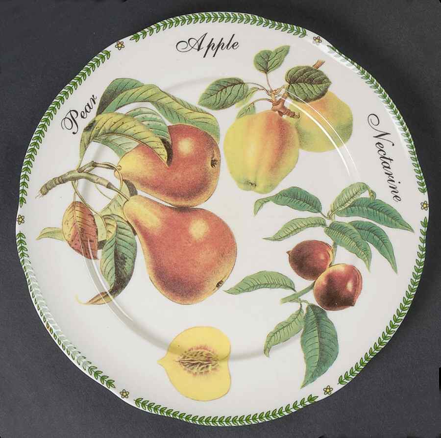 Botanical Fruit Salad Plate by Royal Traditions-1