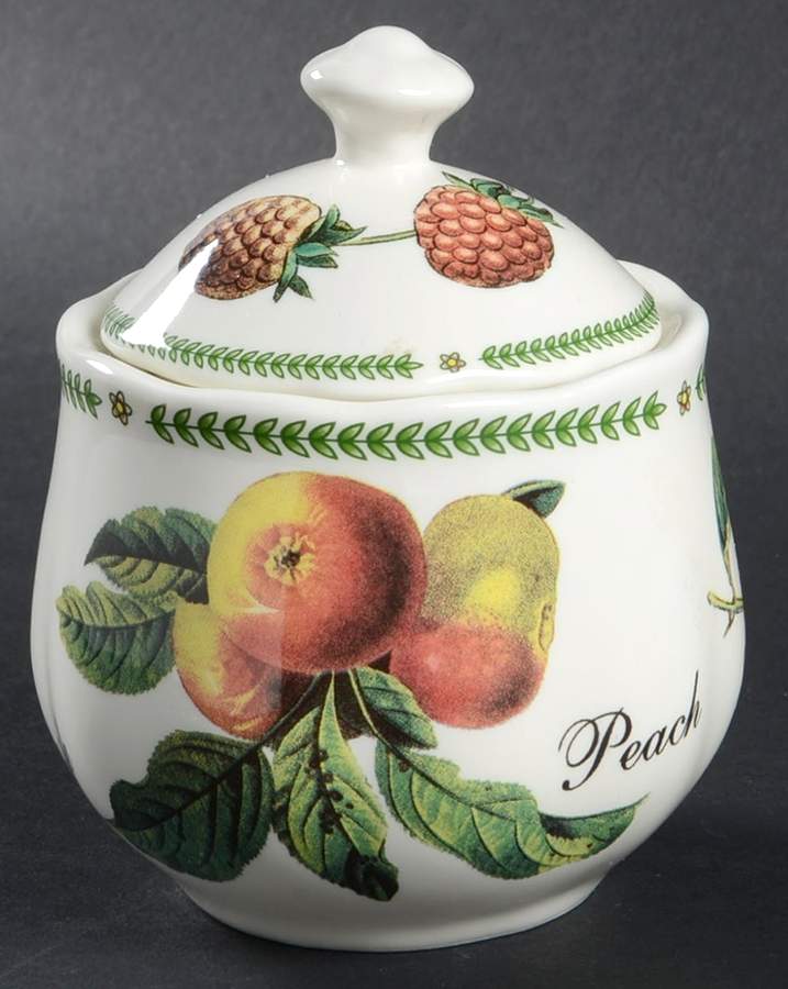 Botanical Fruit Sugar Bowl & Lid by Royal Traditions-1