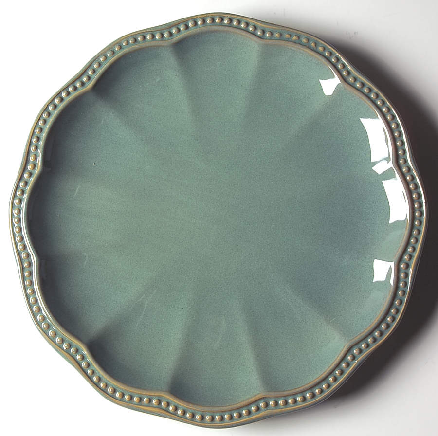 Hobnail Green Dinner Plate by Roscher & Co-1