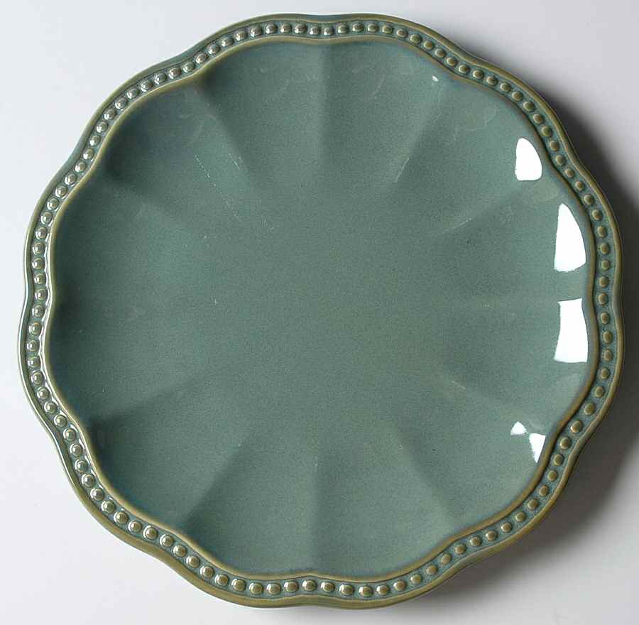 Hobnail Green Salad Plate by Roscher & Co-1