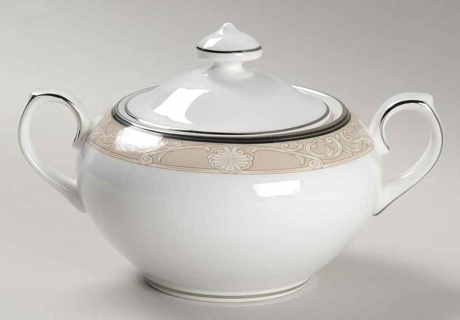 Abbey Hall Sugar Bowl & Lid by Royal Doulton-1
