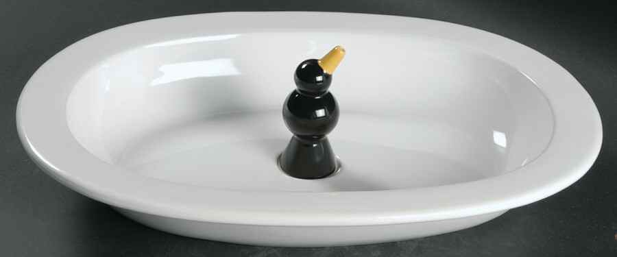 Terence Conran Albion 13" Pie Baking Plate with Pie Bird by Royal Doulton-1