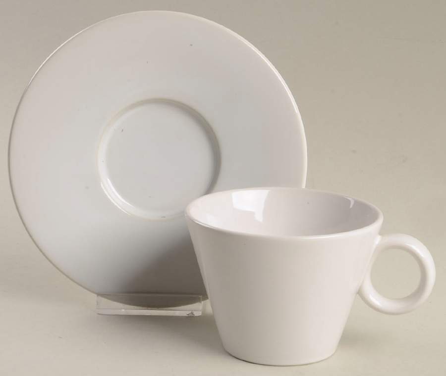 Terence Conran Albion Flat Cup & Saucer Set by Royal Doulton-1