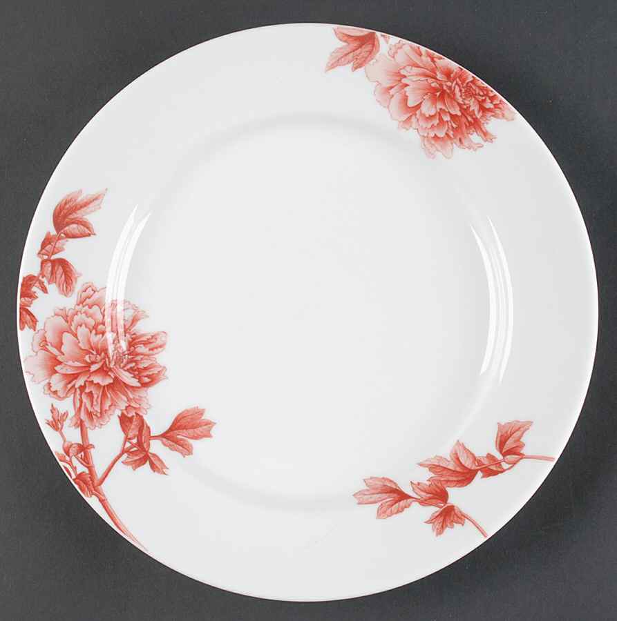 Red Peony Dinner Plate by Royal Worcester-1
