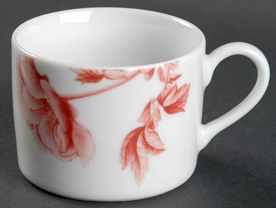 Red Peony Flat Cup by Royal Worcester-1