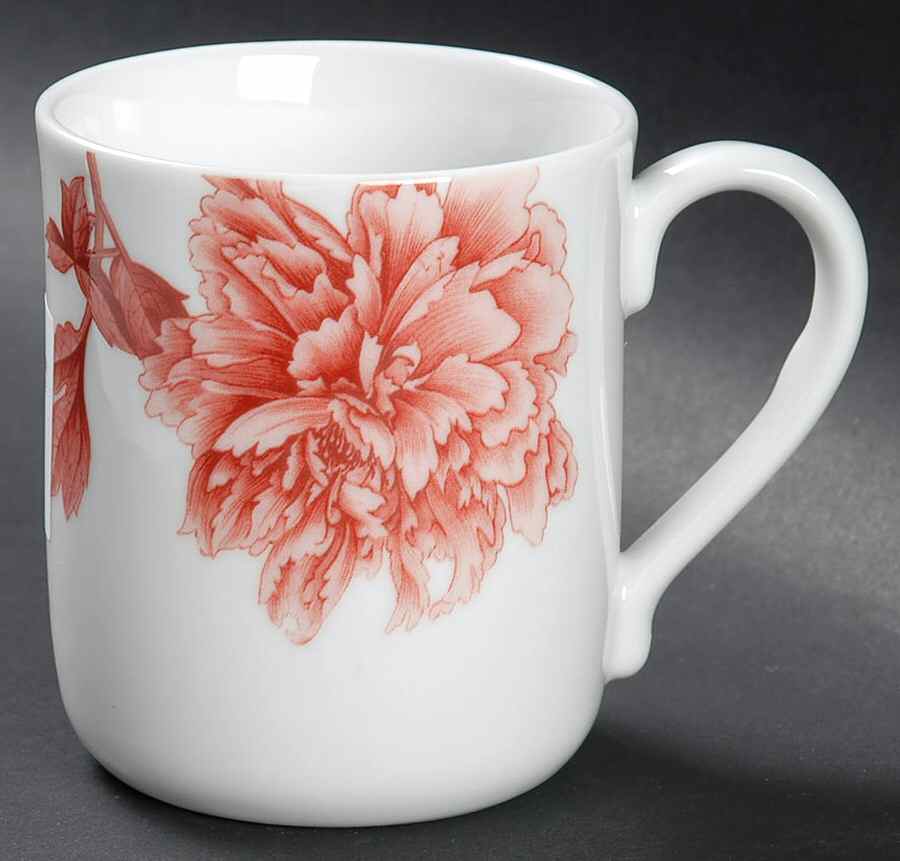 Red Peony Mug by Royal Worcester-1