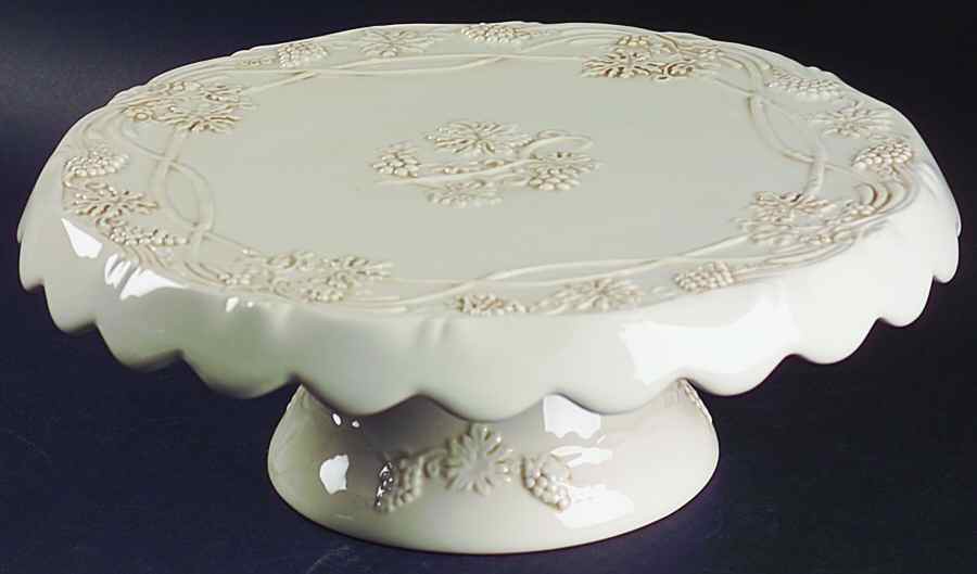 Vineyard Collection 10" Diameter Pedestal Cake Stand by Roscher & Co-1
