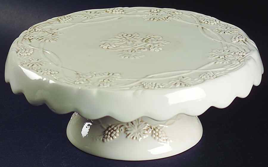 Vineyard Collection 8" Diameter Pedestal Cake Stand by Roscher & Co-1