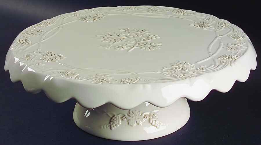 Vineyard Collection 13" Diameter Pedestal Cake Stand by Roscher & Co-1