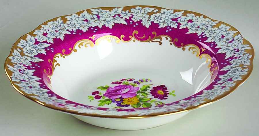 Brighton Rose Rim Soup Bowl by Royal Albert-1