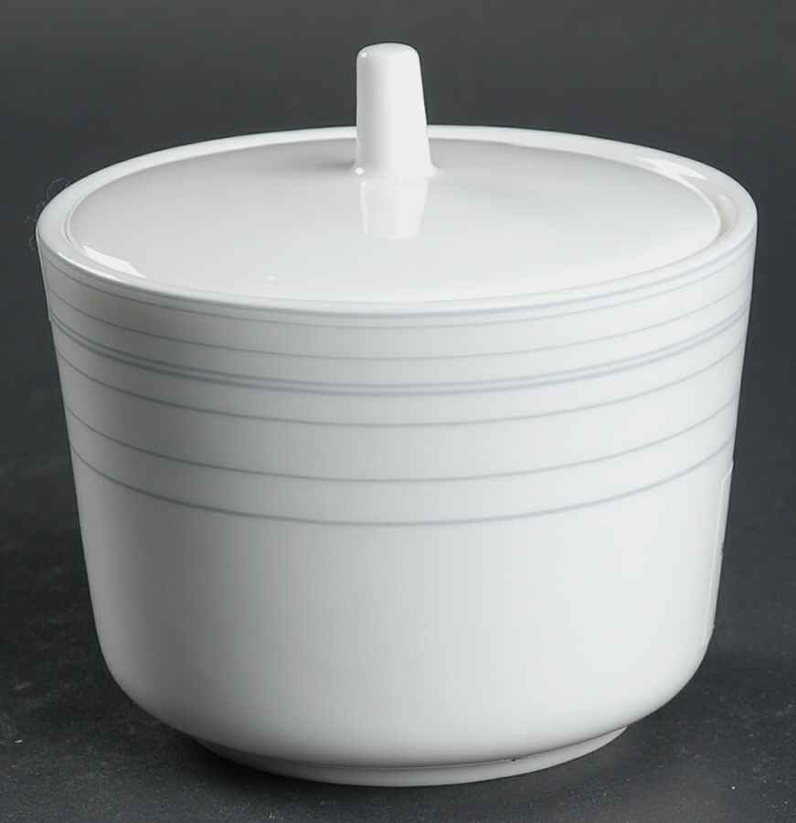 Line Sugar Bowl & Lid by Royal Doulton-1
