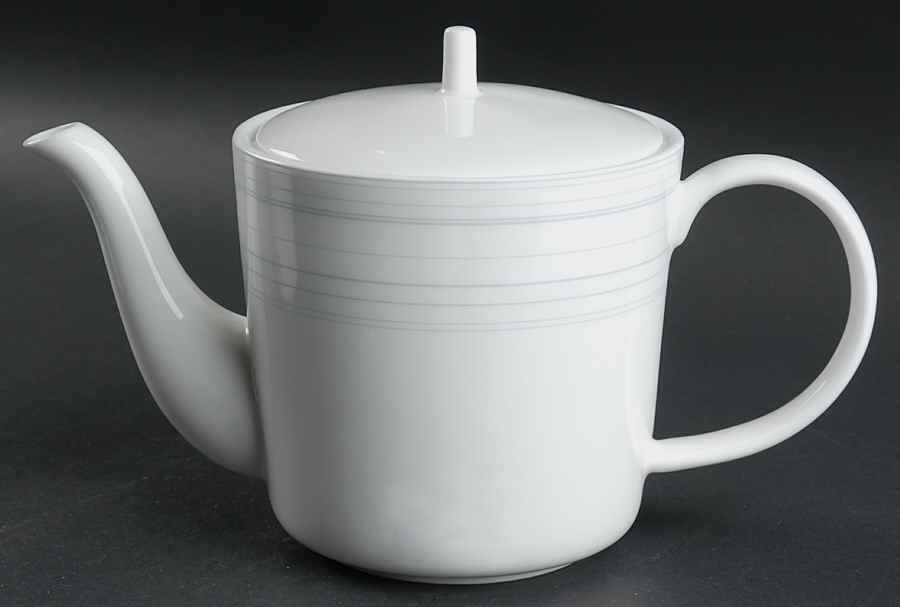 Line Teapot & Lid by Royal Doulton-1