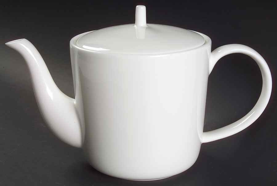 Pure White Teapot & Lid by Royal Doulton-1