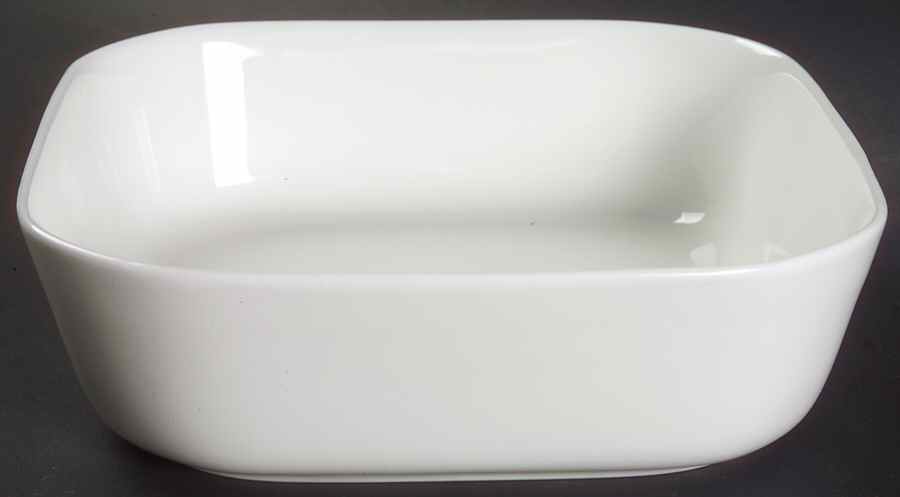 Pure White 6" Square Vegetable Bowl by Royal Doulton-1