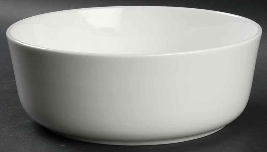 Pure White 9" Round Serving Bowl by Royal Doulton-1