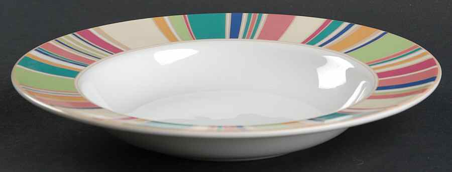 Carnival Large Rim Soup Bowl by Royal Doulton-1