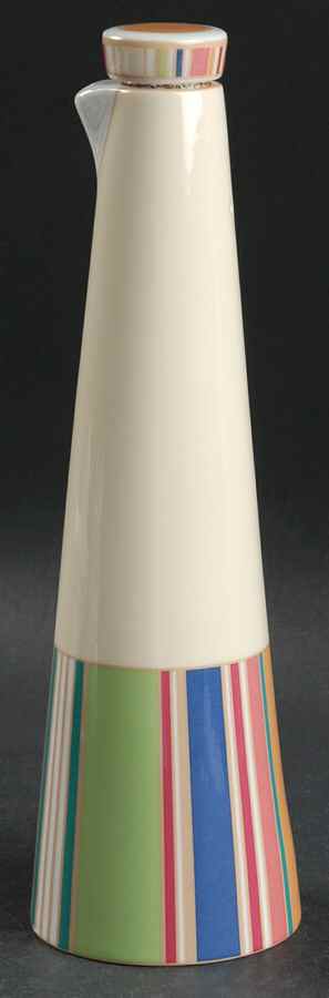 Carnival Oil Cruet and Stopper by Royal Doulton-1