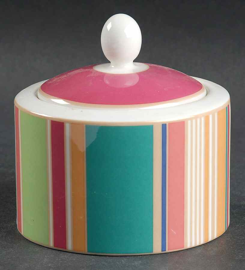 Carnival Sugar Bowl & Lid by Royal Doulton-1