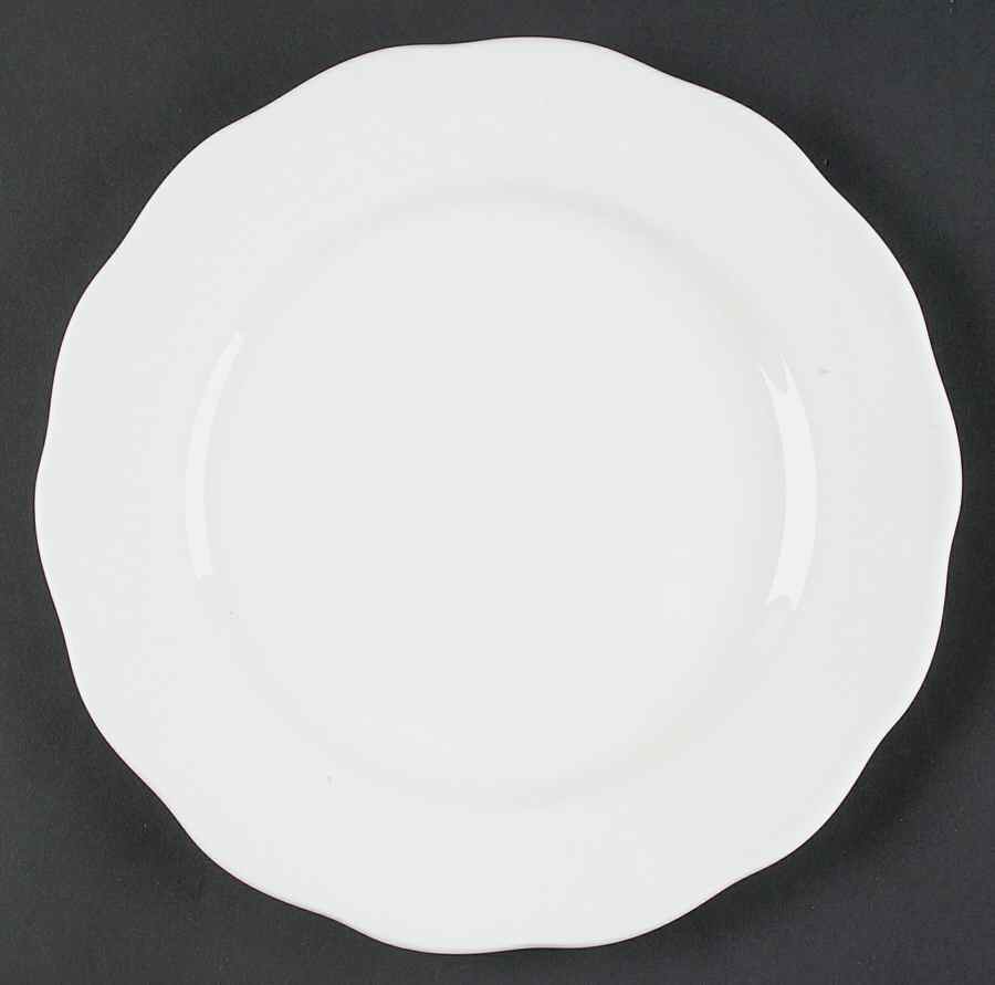 Hampton White Dinner Plate by Royal Doulton-1