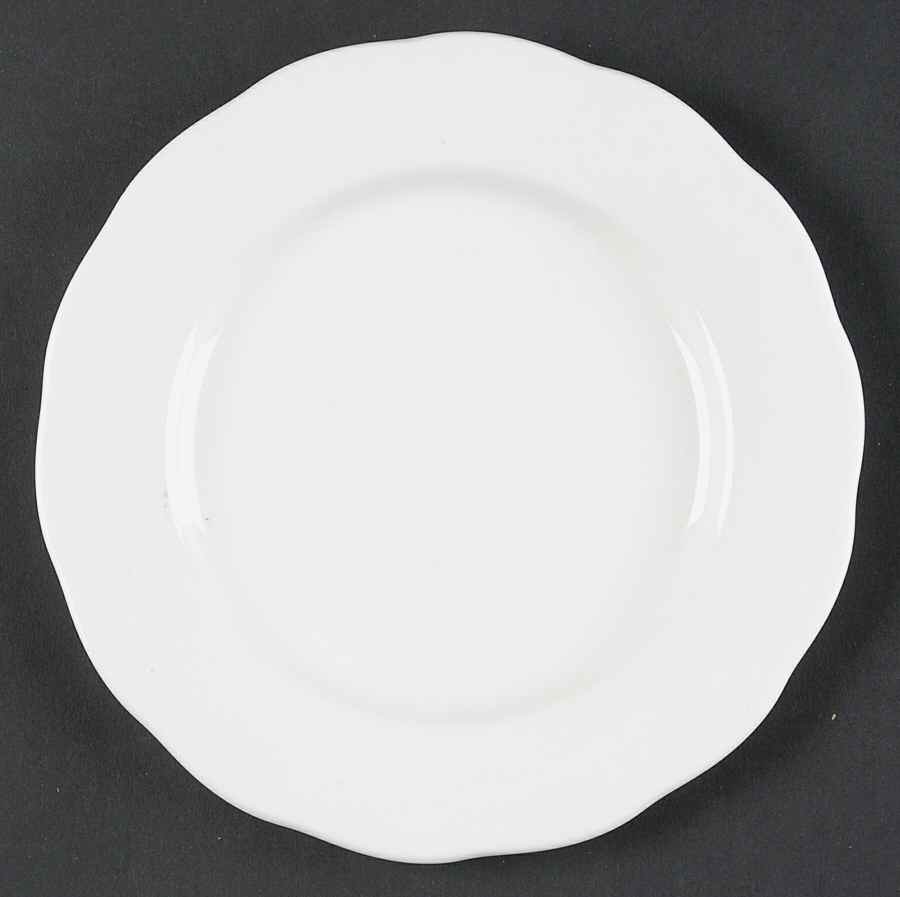 Hampton White Salad Plate by Royal Doulton-1