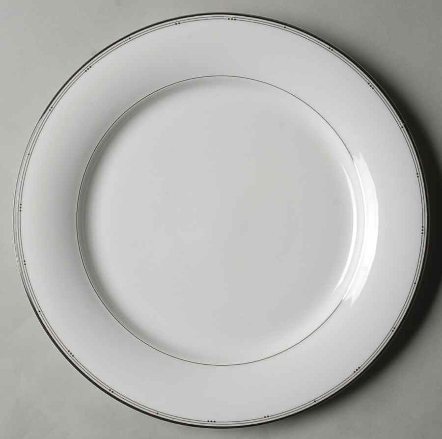 Silver Sonnet Dinner Plate by Royal Doulton-1