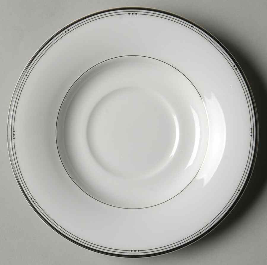 Silver Sonnet Saucer by Royal Doulton-1