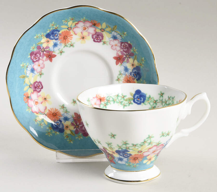 100 Years of Royal Albert Footed Cup & Saucer Set by Royal Albert-1