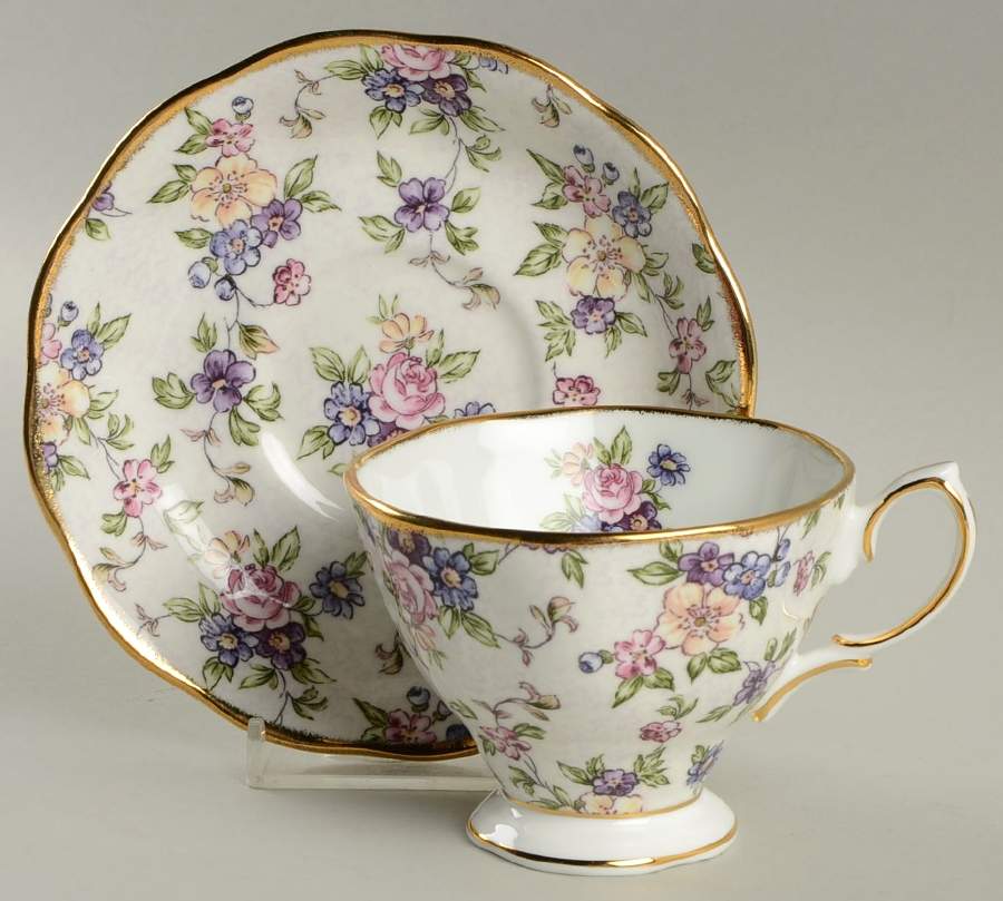 100 Years of Royal Albert Footed Cup & Saucer Set by Royal Albert-1